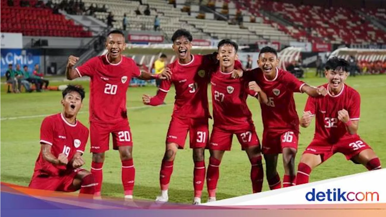 Babak I Timnas U-17 Vs Kep Mariana Utara: Garuda Muda Sudah Unggul 7-0