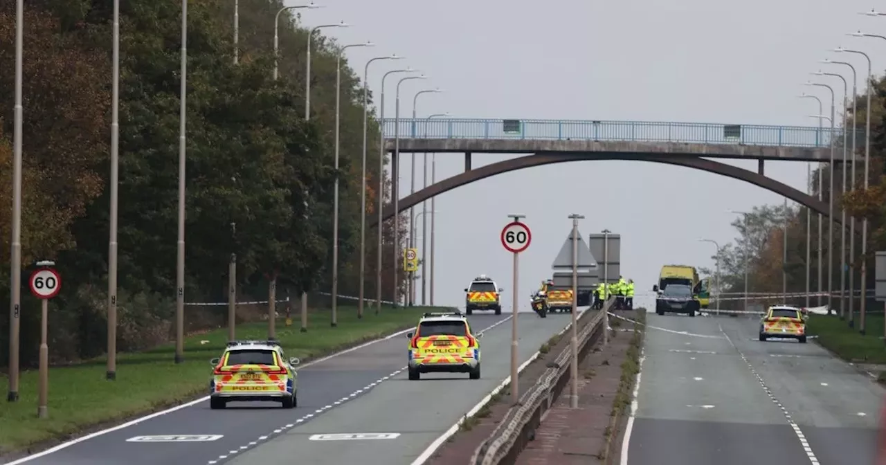 Man dies after falling from bridge on East Lancs Road