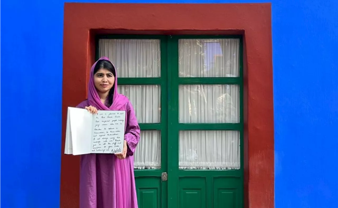 Malala Yousafzai se reúne con Claudia Sheinbaum en Palacio Nacional; la Premio Nobel visitó la Casa Azul