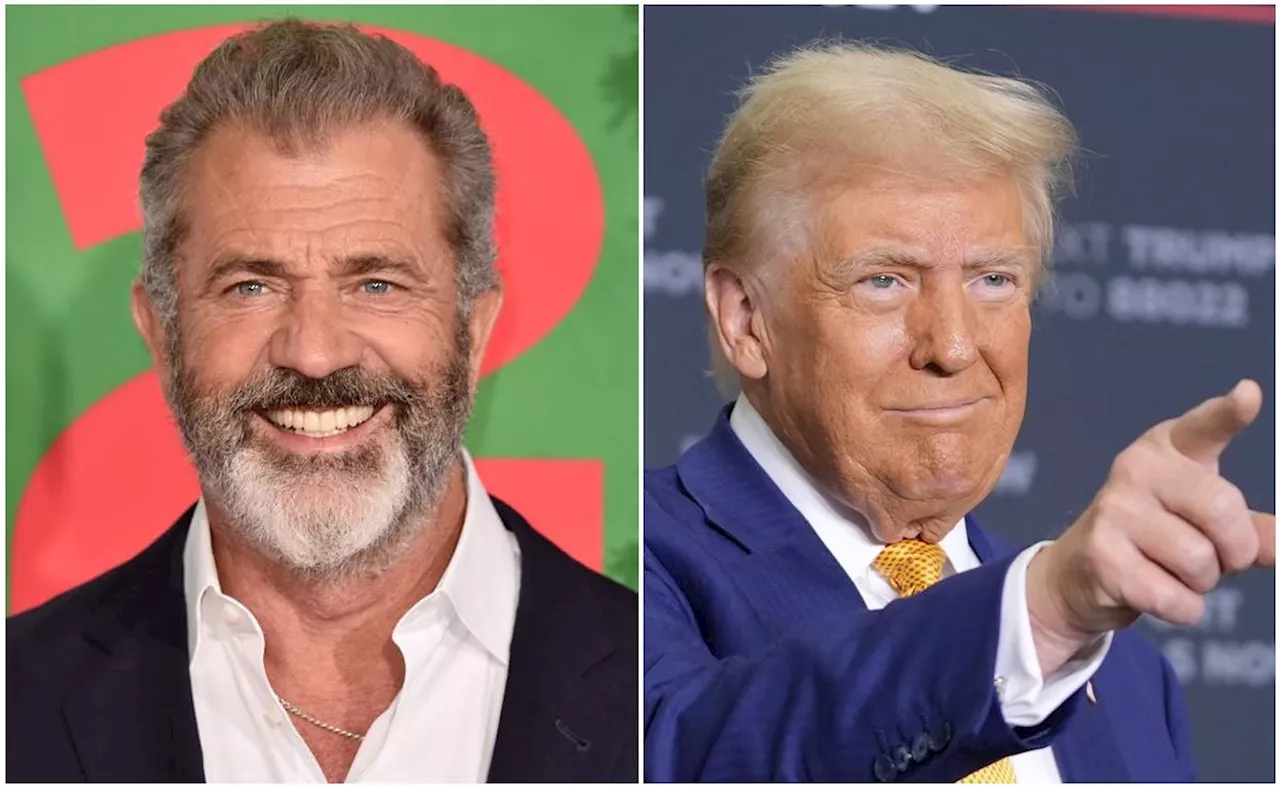 Mel Gibson apoya a Donald Trump y critica a Kamala Harris: 'Tiene el cociente intelectual de una valla'