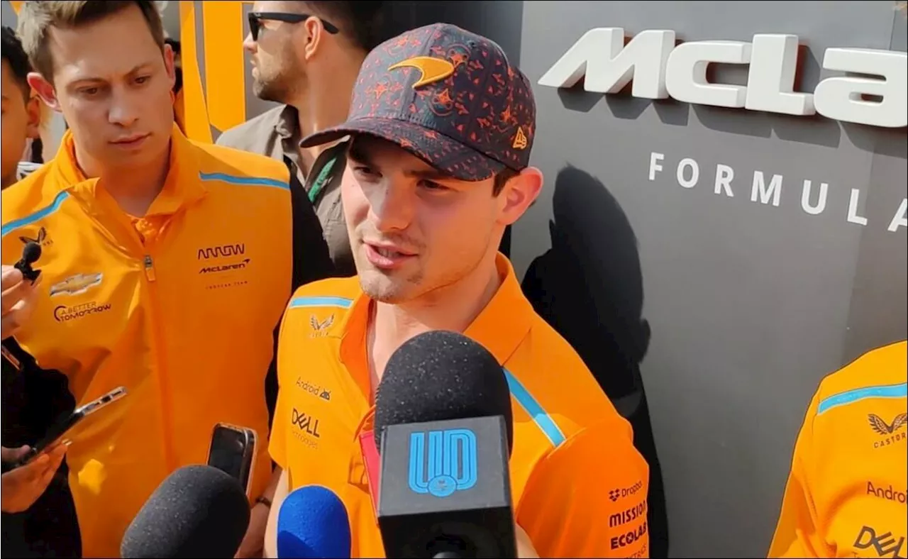 Pato O'Ward tras correr la FP1 en el GP de México: Tenía una sonrisota, lo disfruté