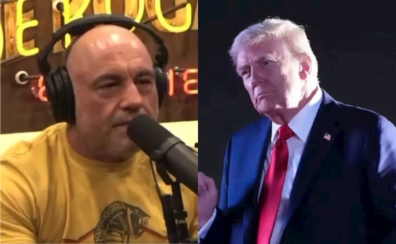 Trump viaja a Texas para grabar un podcast con Joe Rogan; critica a Harris por reunirse con “celebridades progres”