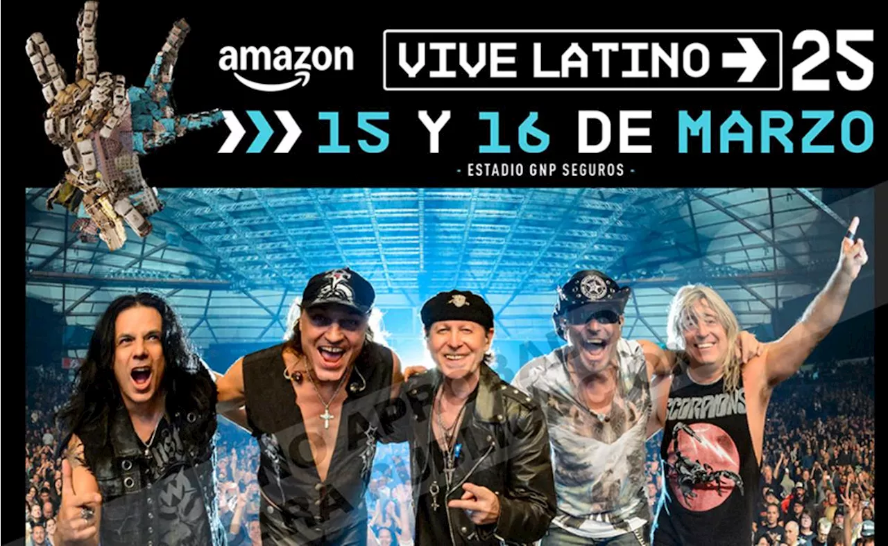 Vive Latino 2025: Scorpions se adelanta y revela que es parte del cartel del festival