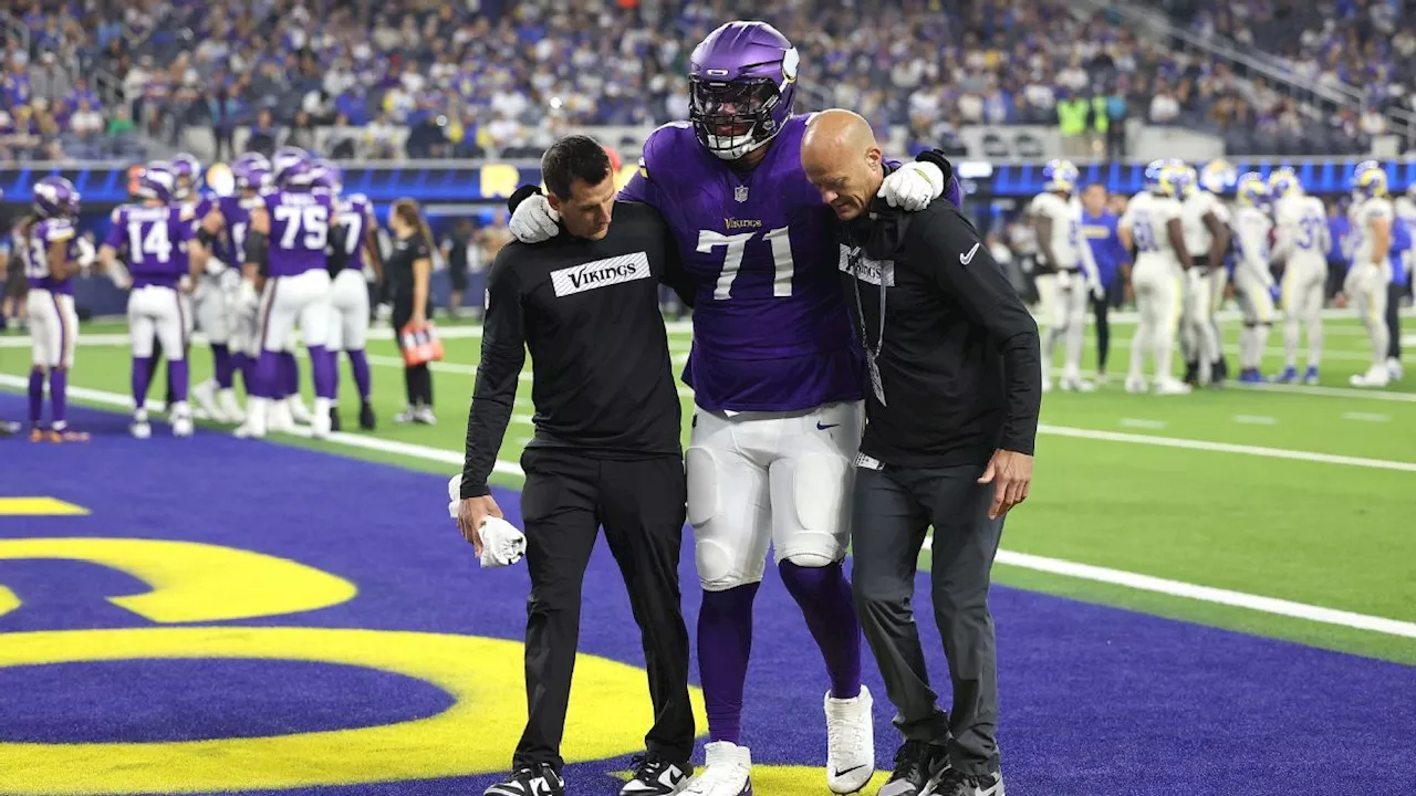 Source -- Vikings LT Christian Darrisaw out remainder of season