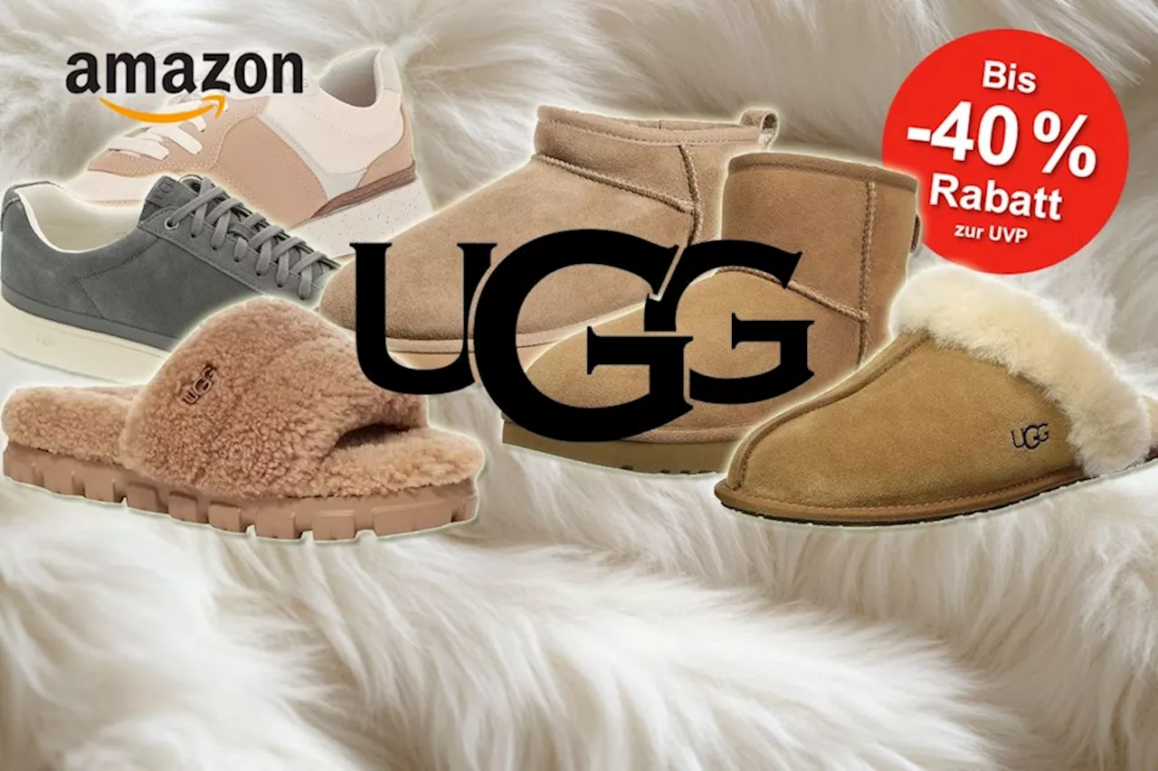 Mega UGG Boots Sale bei Amazon: Jetzt bis zu 40% auf UGG Boots, Sneaker und Hausschuhe sparen!