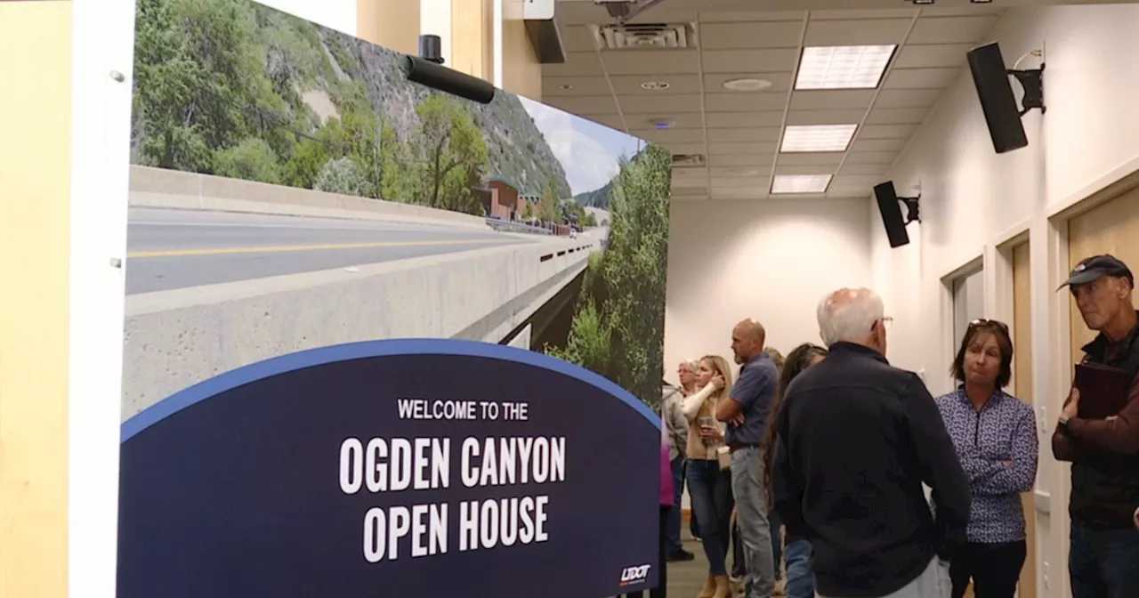 UDOT holds open house to public on making Ogden Canyon safer