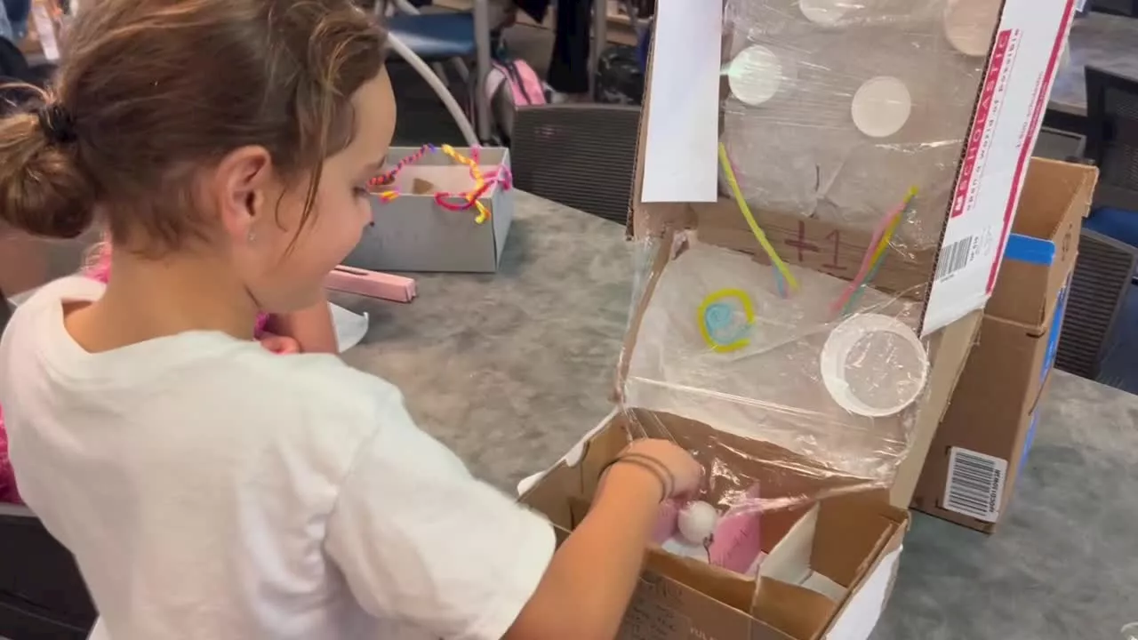 Richardson ISD students take part in arcade cardboard challenge