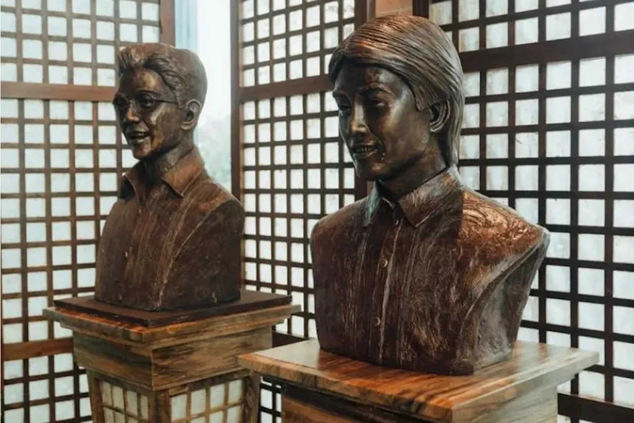 Gerry, Dinggoy busts unveiled in Roxas City