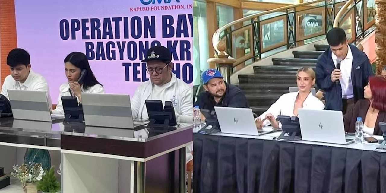 Julie Anne San Jose, Rayver Cruz, Gabby Eigenmann, more Kapuso stars volunteer for Operation Bayanihan: Bagyong Kristine Telethon