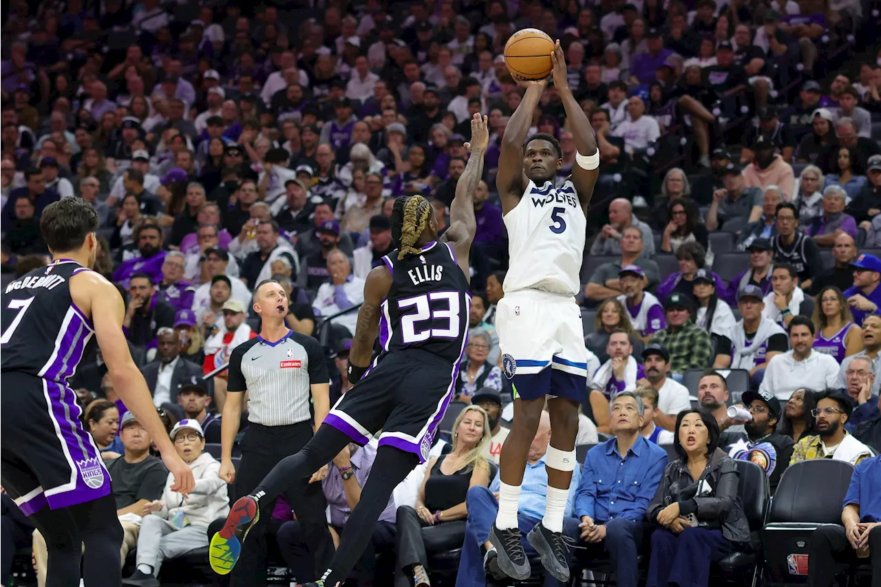 NBA: Anthony Edwards' free throws lift Timberwolves over Kings