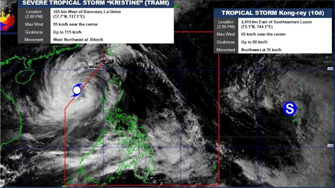 PAGASA: Tropical depression outside PAR now a storm