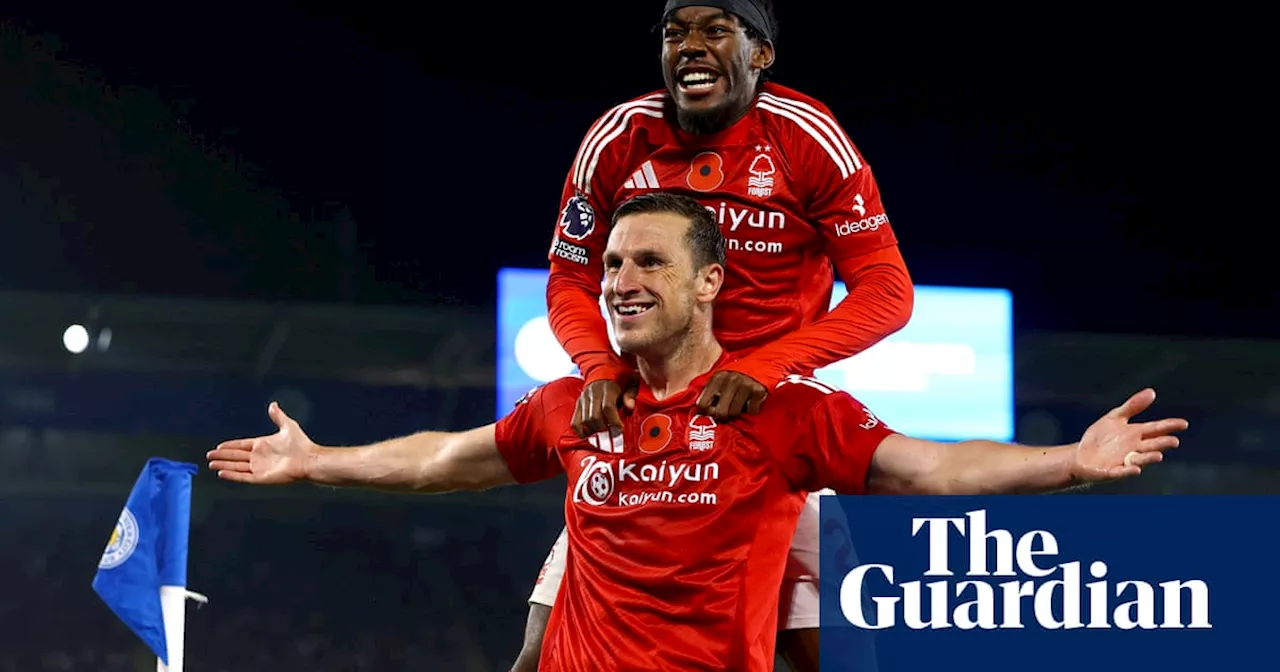 Chris Wood double hands high-flying Nottingham Forest win over Leicester