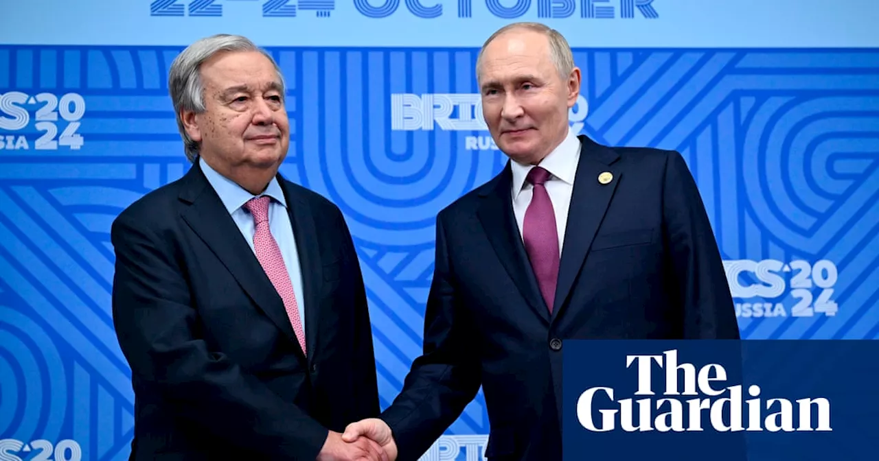 Ukraine war briefing: Navalny widow blasts UN chief Guterres for meeting ‘murderer’ Putin