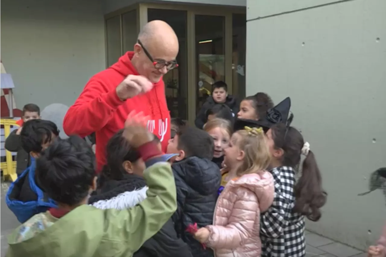 Basisschool Laerhof in Merksem neemt afscheid van geliefde directeur Rudi