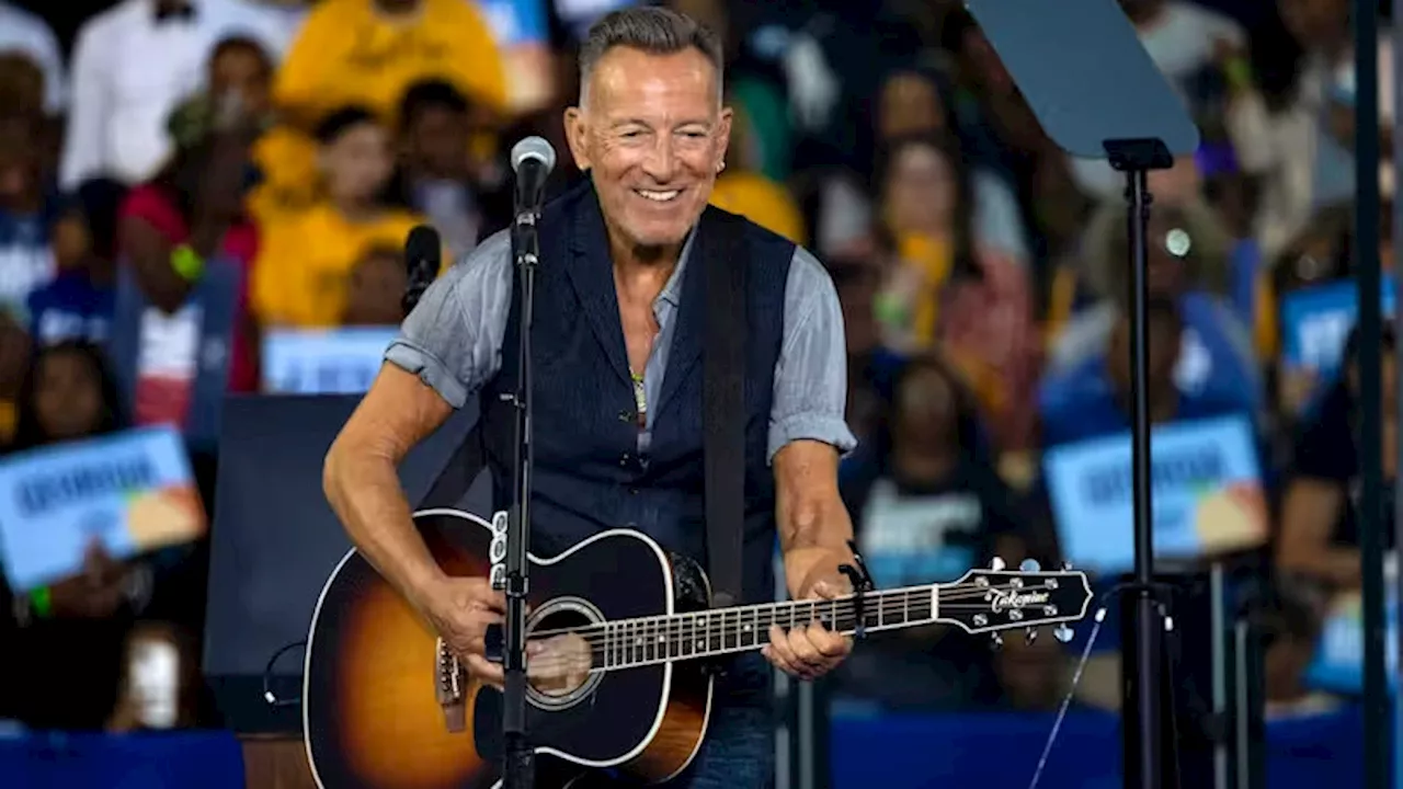 Auftritt für Kamala Harris - Bruce Springsteen warnt vor 'amerikanischem Tyrann'