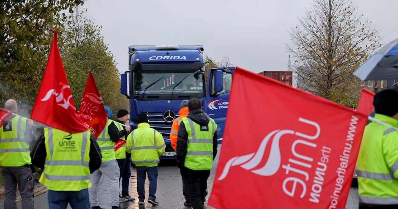 Unite members picket sites over austerity-era cuts