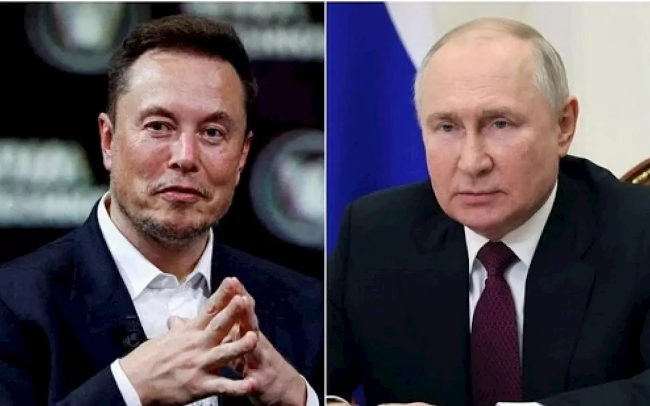 Elon Musk mantém conversas secretas com Vladimir Putin desde 2022, afirma jornal