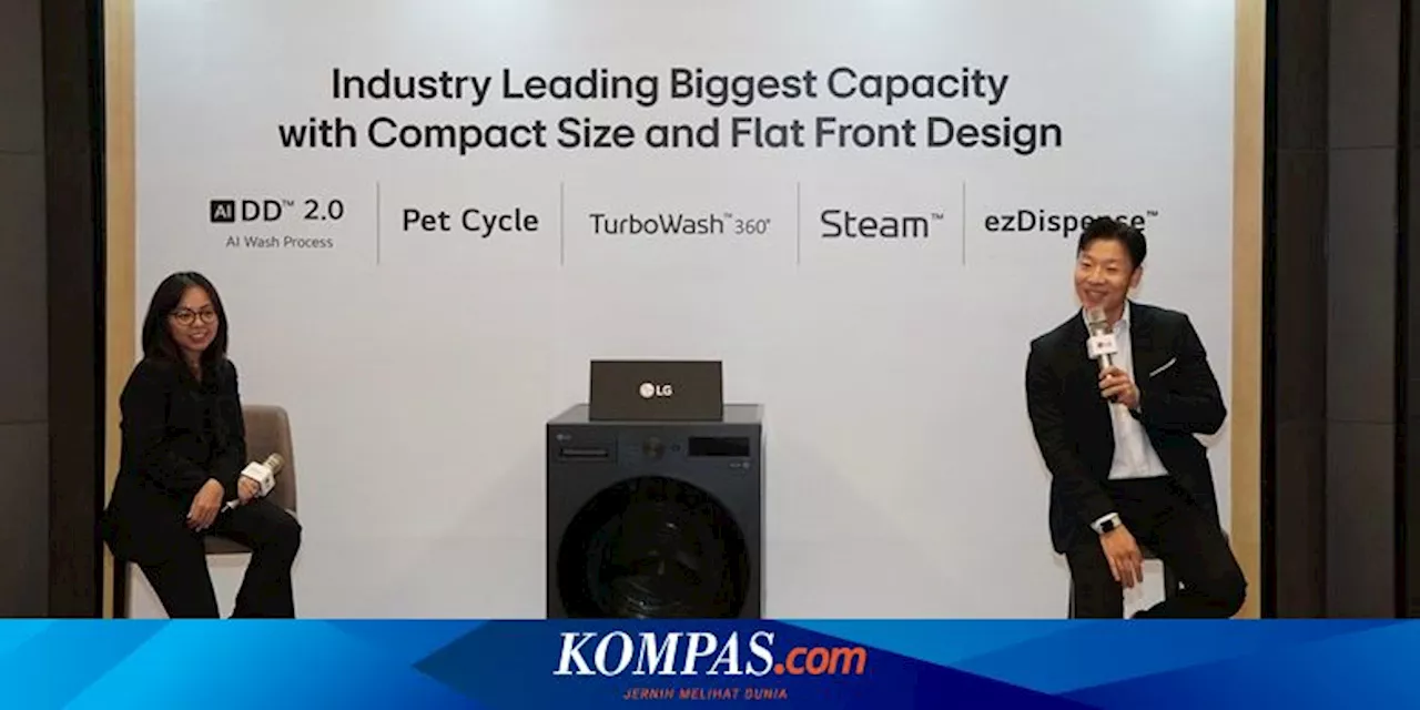 LG Perkenalkan Washing Machine AI DD 2.0, Mesin Cuci Kapasitas Besar Berbodi Kompak dengan Teknologi AI