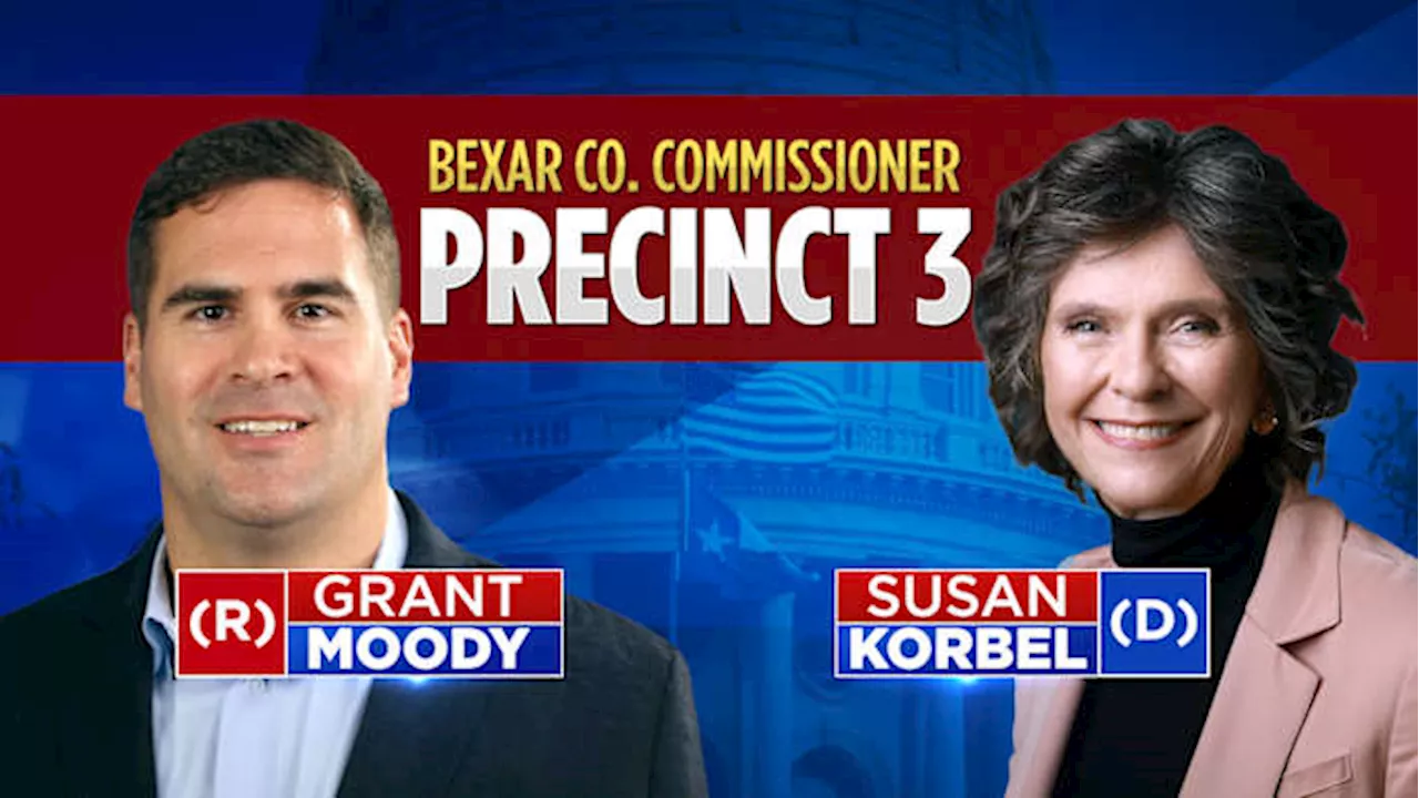 Moody, Korbel face off in rematch of Bexar County Commissioner Precinct 3 race