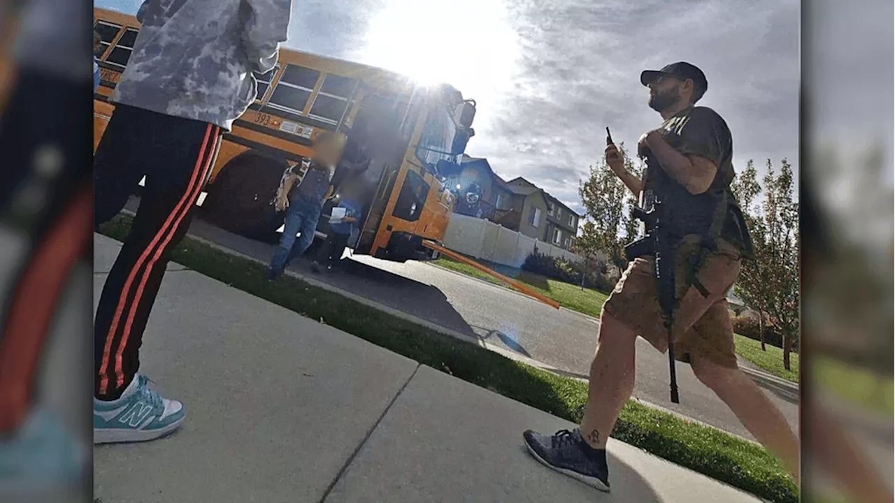 West Valley neighborhood on alert after man with rifle walks past bus dropping off kids