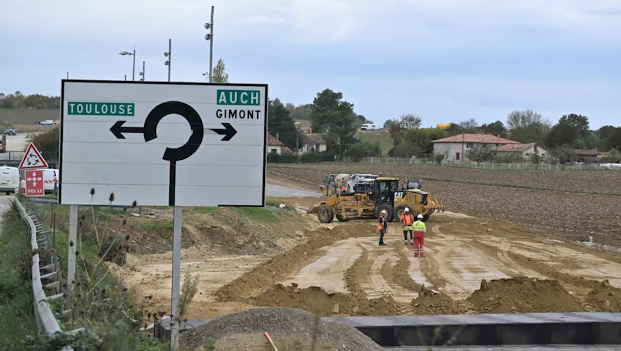 Le RN124 rouverte à la circulation entre L’Isle-Jourdain et Gimont jusqu’au 28 octobre