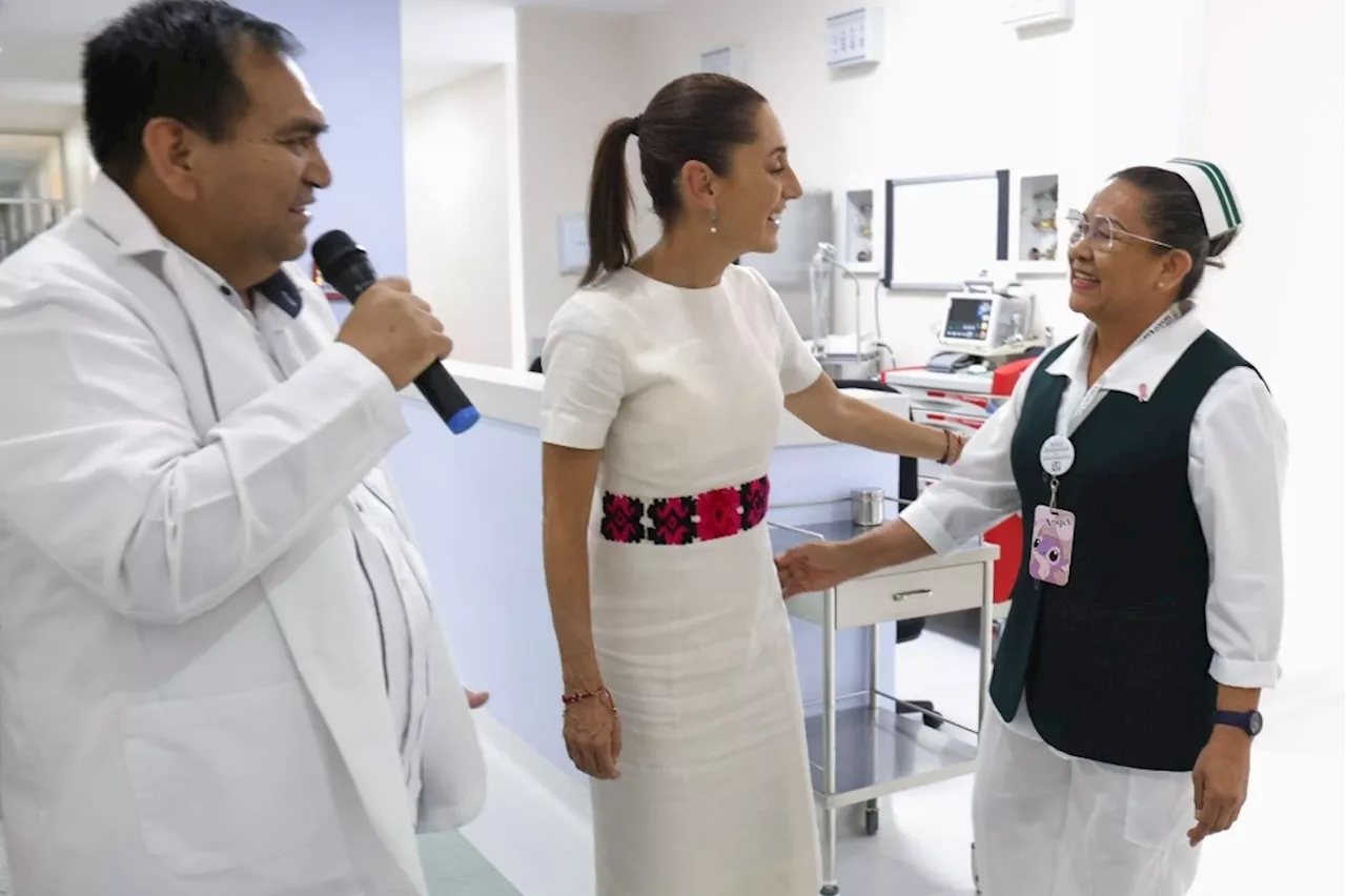 Inaugura Sheinbaum hospital en Mulegé, BCS