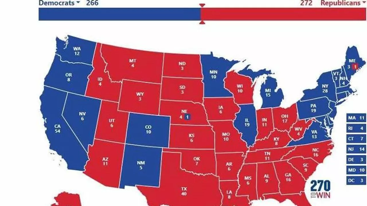 Elezioni Usa, Kamala Harris vs Donald Trump: sette mappe per sette scenari