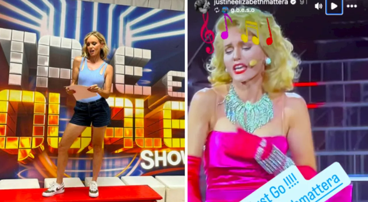 Tale e Quale Show, Justine Mattera imita Madonna e rievoca «l'incidente» di Veronica Maya: cosa è successo in