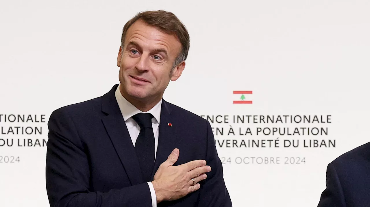 Le discours de Macron sur Israël à la conférence pour le Liban fustigé par le Crif
