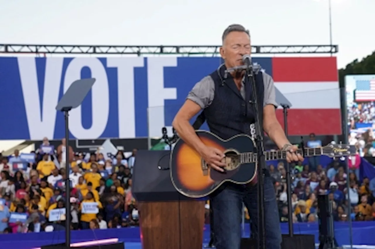 ‘The Boss’ takes a stand: Springsteen declares Trump an ‘American tyrant’ at Harris rally