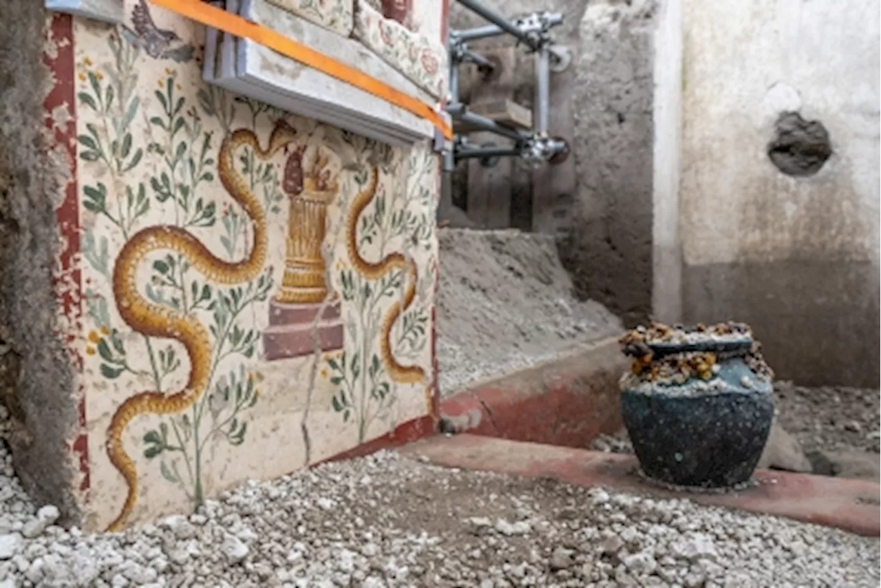 Unearthed treasures: Tiny Pompeii house reveals stunning mythological frescoes