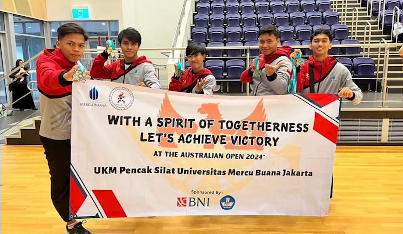 Lima Mahasiswa Indonesia Bawa Medali Australia Pencak Silat Championship