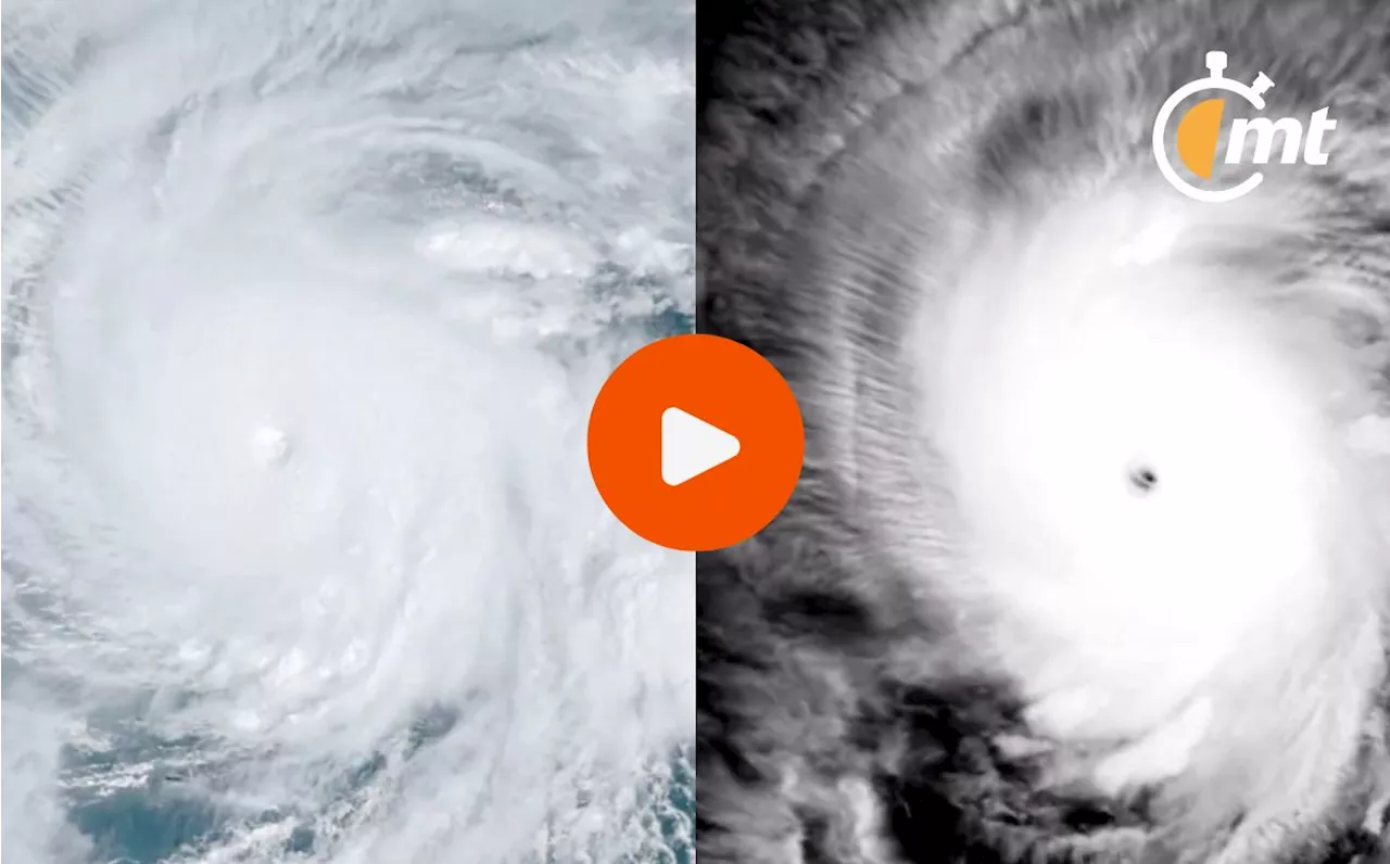 VIDEO: Así se ve el huracán Kristy desde el espacio en categoría 5