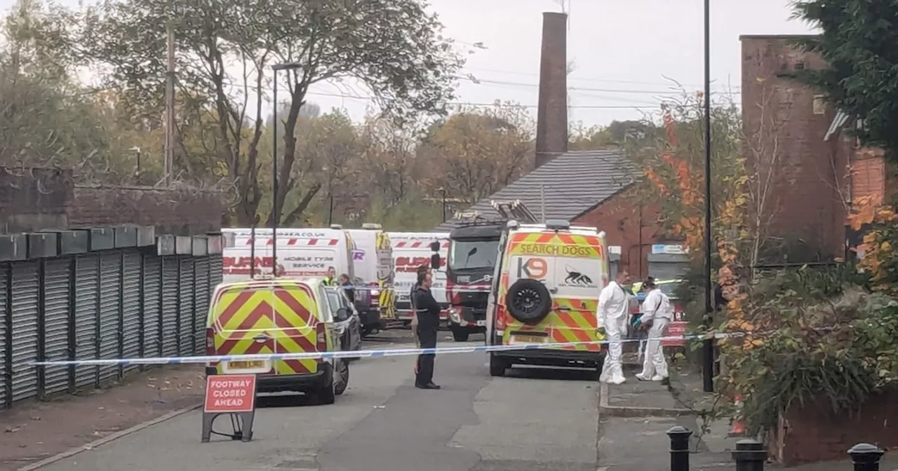 LIVE Huge police cordon as emergency services swarm street following incident in Middleton