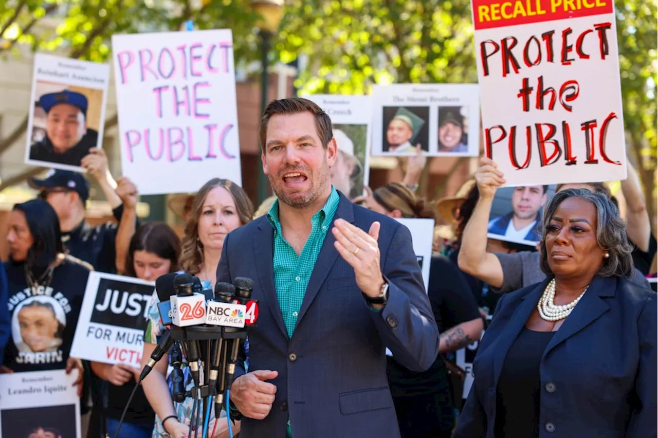 Rep. Eric Swalwell threatens defamation lawsuit against Alameda County DA Pamela Price