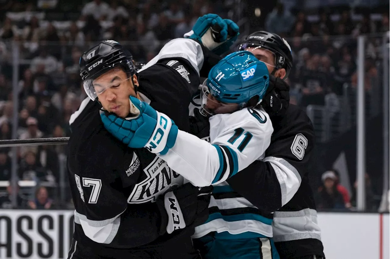 Slow start dooms Sharks in loss to Los Angeles Kings