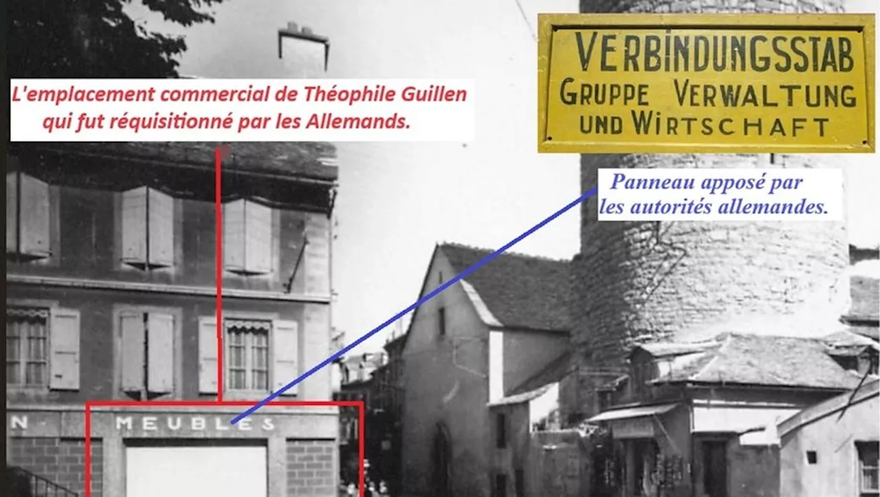 Souvenirs de Lozère : en 1943 à Mende, un commerce réquisitionné par les troupes allemandes