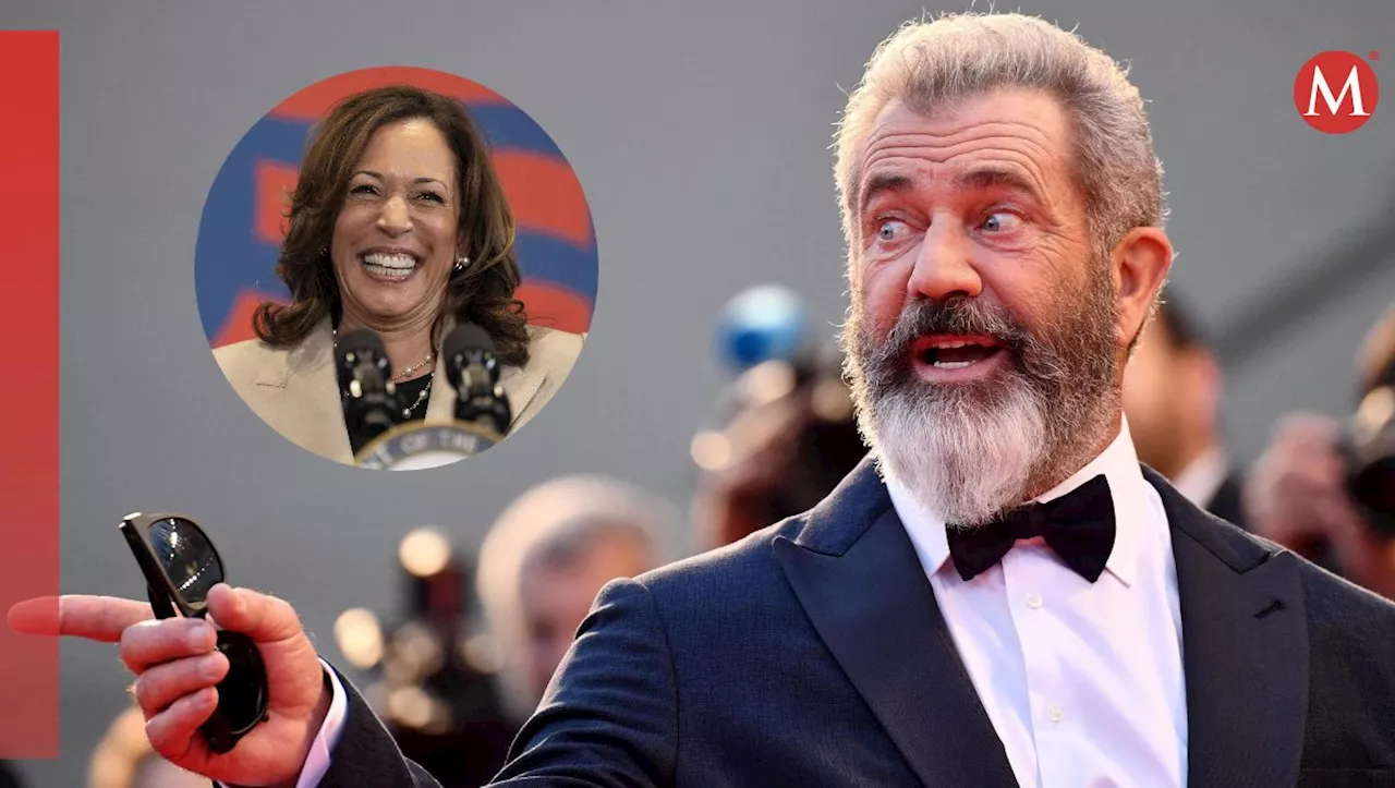 Mel Gibson apoya a Trump y critica a Harris: 'Tiene el cociente intelectual de una valla'