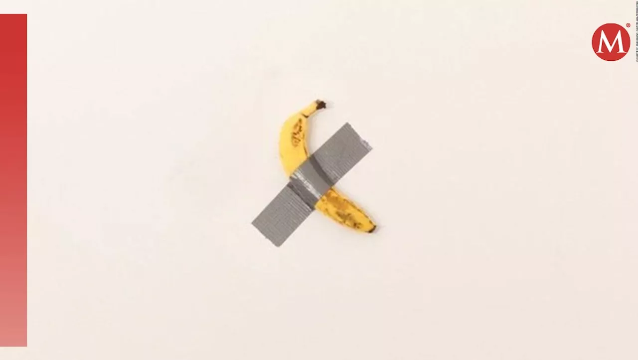 Subastan la banana pegada a la pared que dividió al mundo del arte por INCREÍBLE cifra