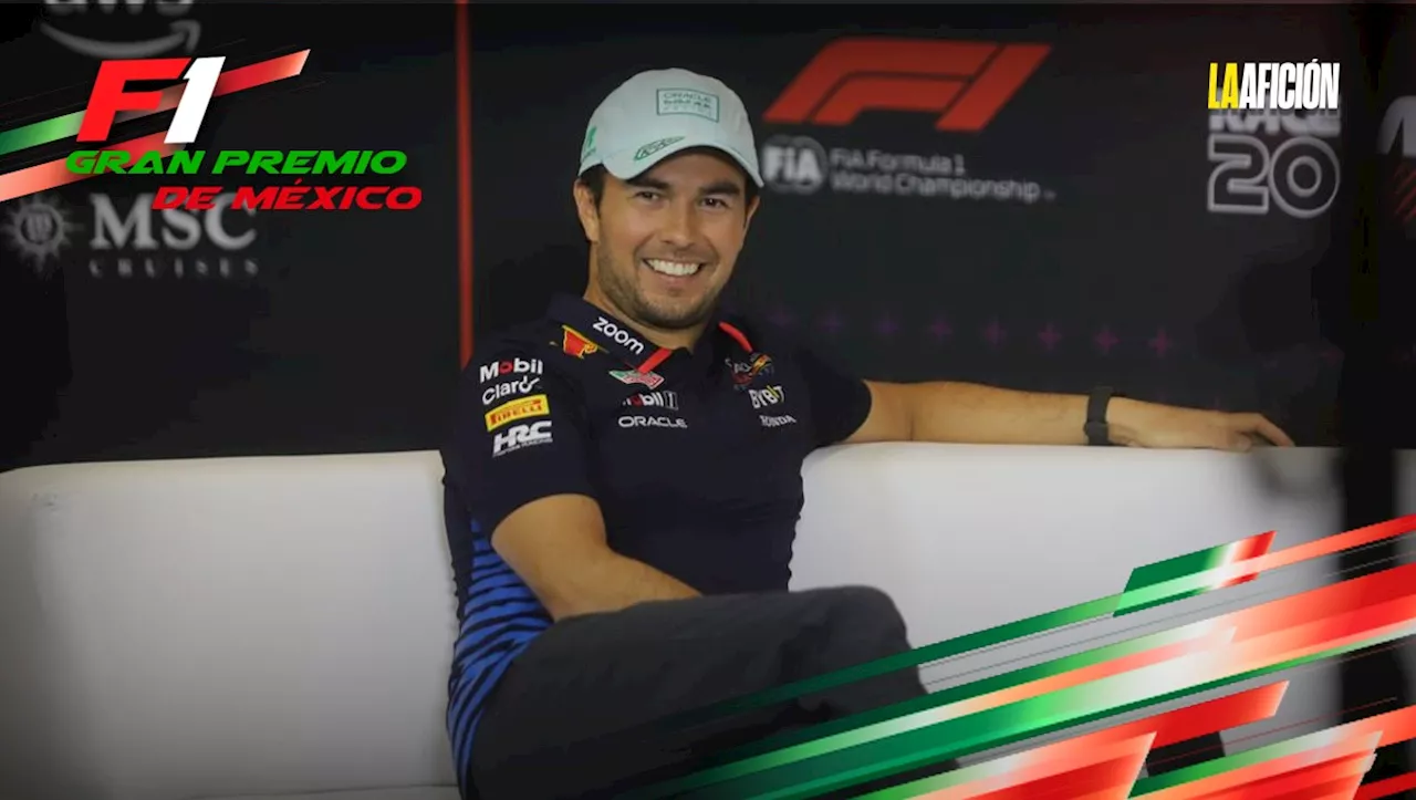 'Un podio podría cambiar mi temporada': 'Checo' Pérez, previo al Gran Premio de México