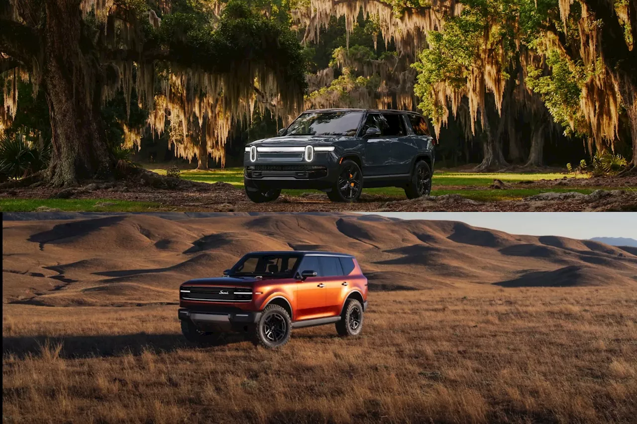 Scout Traveler vs. Rivian R1S: How the off-road electric SUVs stack up