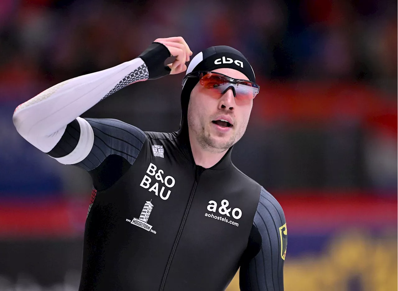 Eissprinter Dombek siegt über 500 Meter und verletzt sich