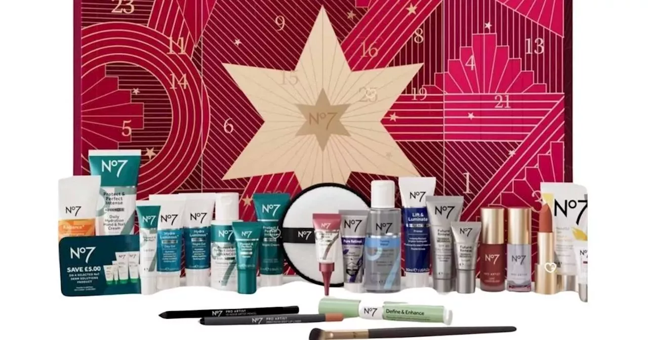 Boots No7's 2024 advent calendar gets you £236 worth of beauty products for £60