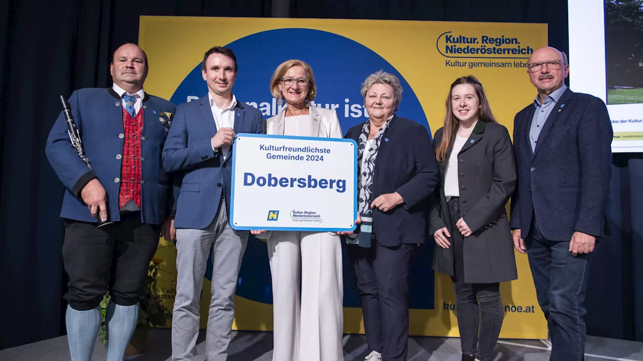 Dobersberg ist kulturfreundlichste Gemeinde im Bezirk Waidhofen