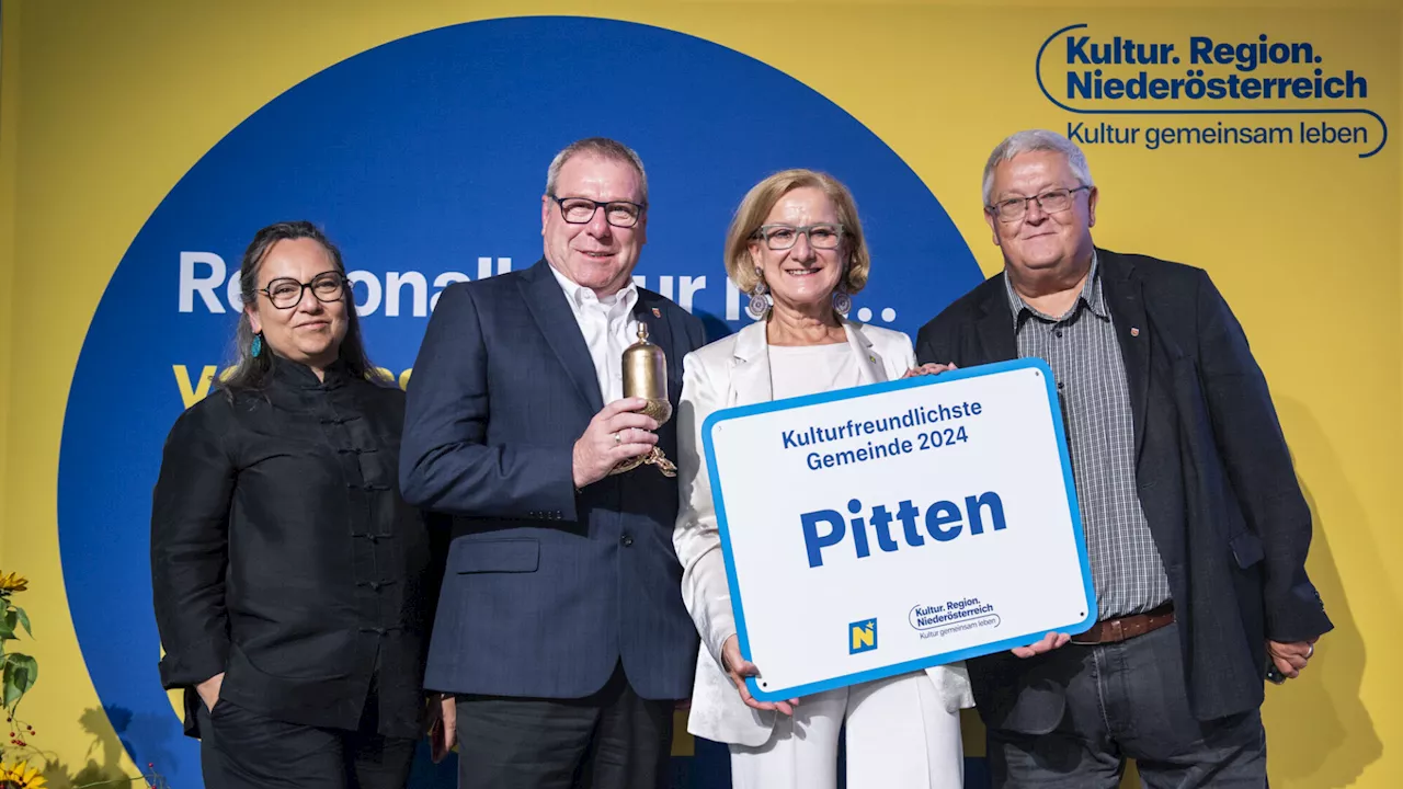 Gemeinde Pitten überzeugte mit kulturellem Angebot