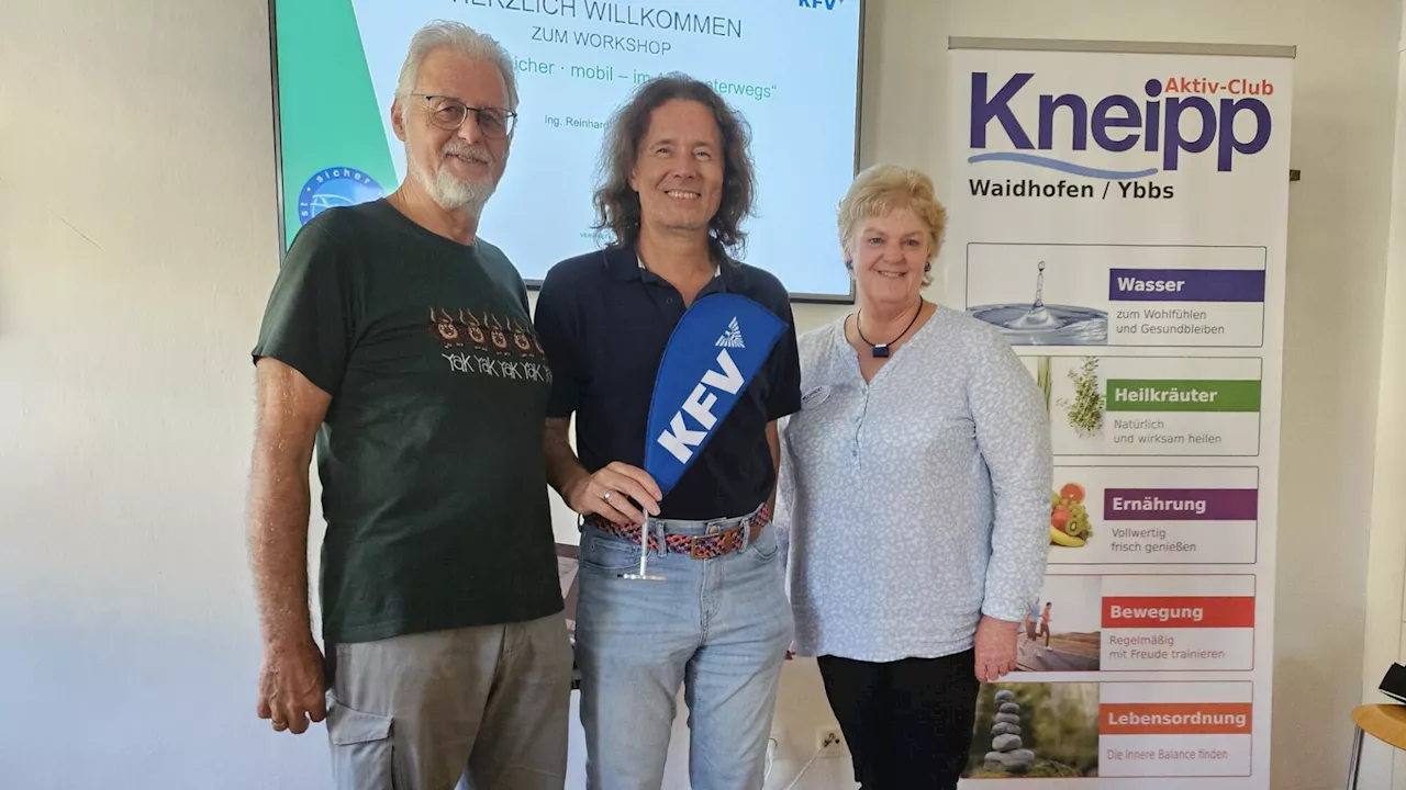 Kneipp-Club lud zu Workshop über Verkehrssicherheit