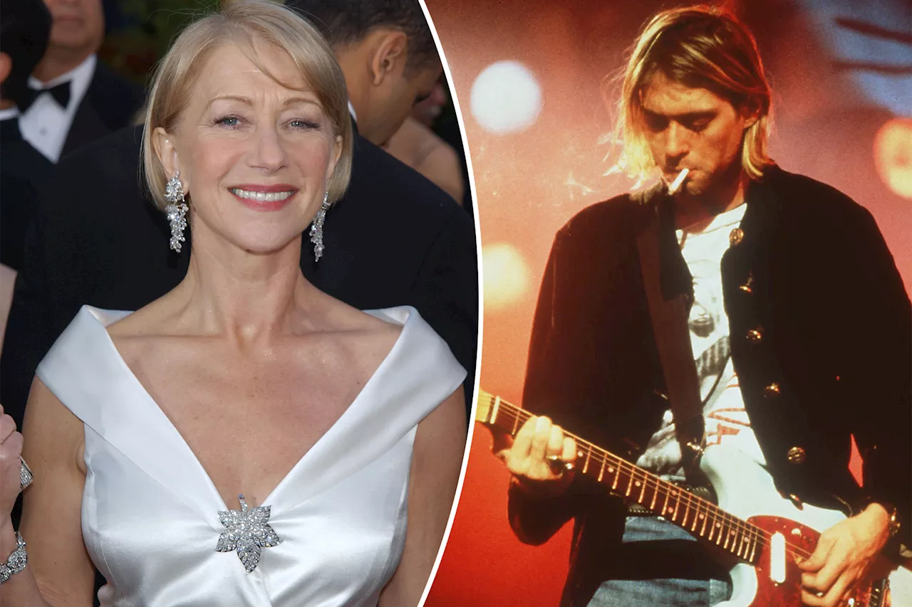 Helen Mirren laments it’s 'sad' Kurt Cobain never got to experience GPS -- in latest reference to Nirvana legend: 'My little blue spot'