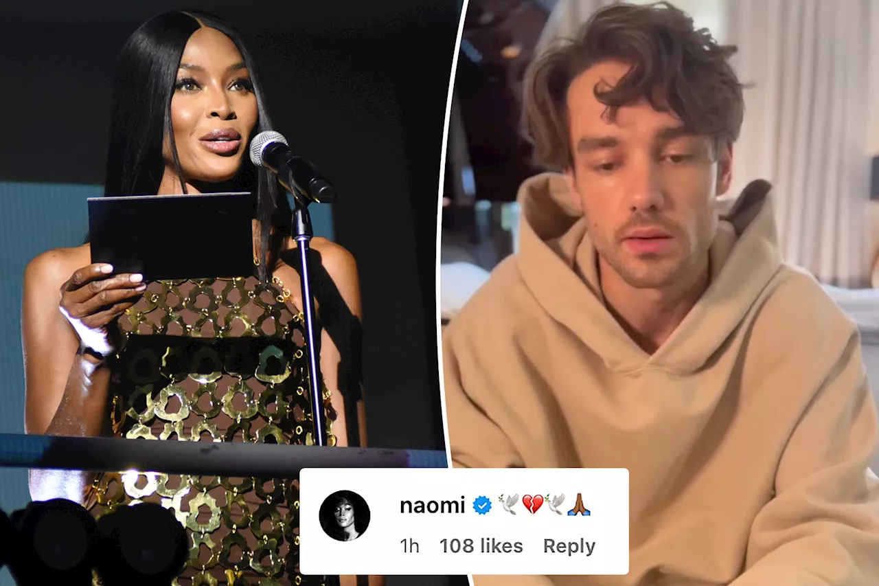 Naomi Campbell breaks silence on ex-boyfriend Liam Payne's death