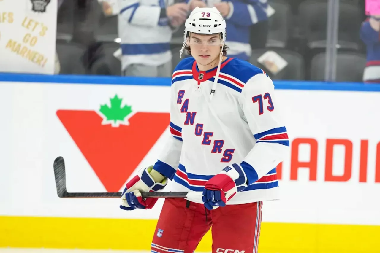 Rangers send Matt Rempe down to AHL after struggling to crack lineup