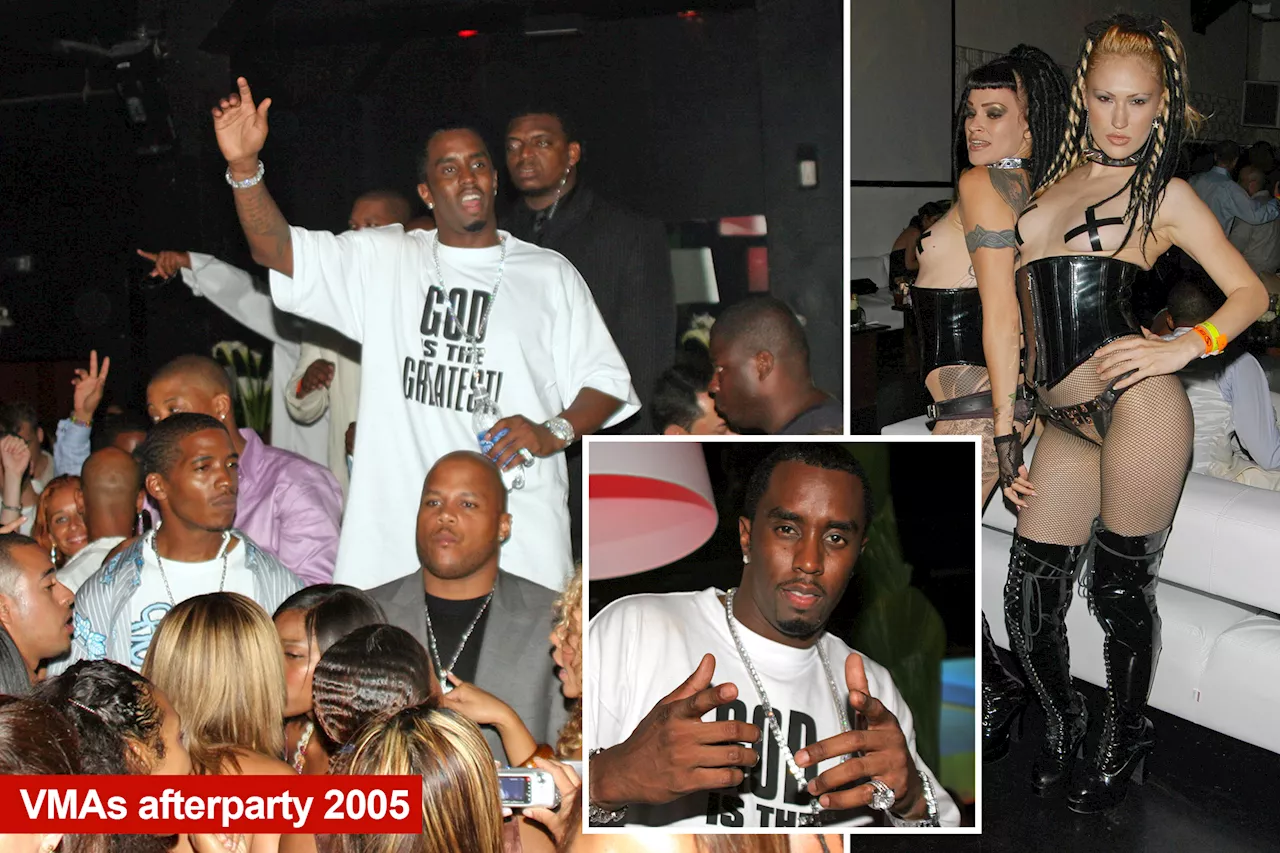 Sean 'Diddy' Combs mixed star-studded bashes with raucous 'Freak Off' sex parties after VMAs and Super Bowl, videos reveal